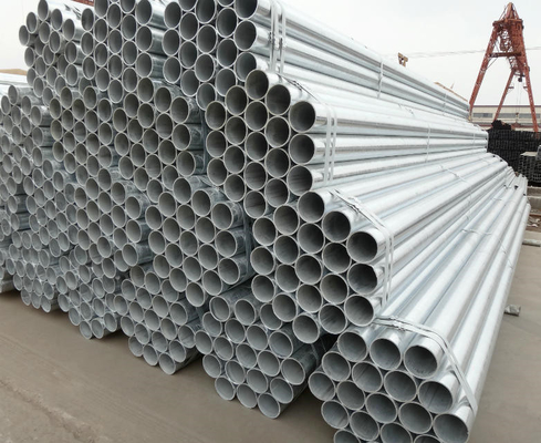 ISO9001 Heißverkauft galvanisiertes Stahlrohr, heiß getaucht DX51D Z40 Grade 5,8m 6m 12m Länge für die Industrie