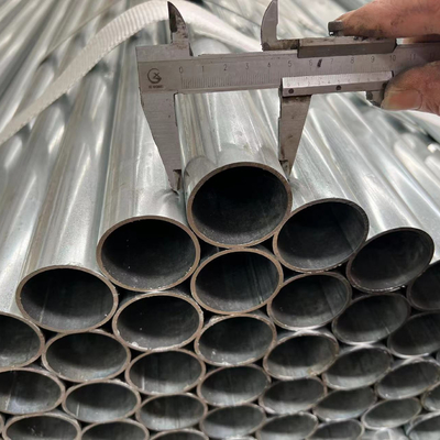 ISO9001 Heißverkauft galvanisiertes Stahlrohr, heiß getaucht DX51D Z40 Grade 5,8m 6m 12m Länge für die Industrie