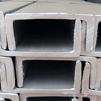 Hohe Qualität ASTM 301 201 304 Edelstahlkanal 5m 6m Länge für die Industrie